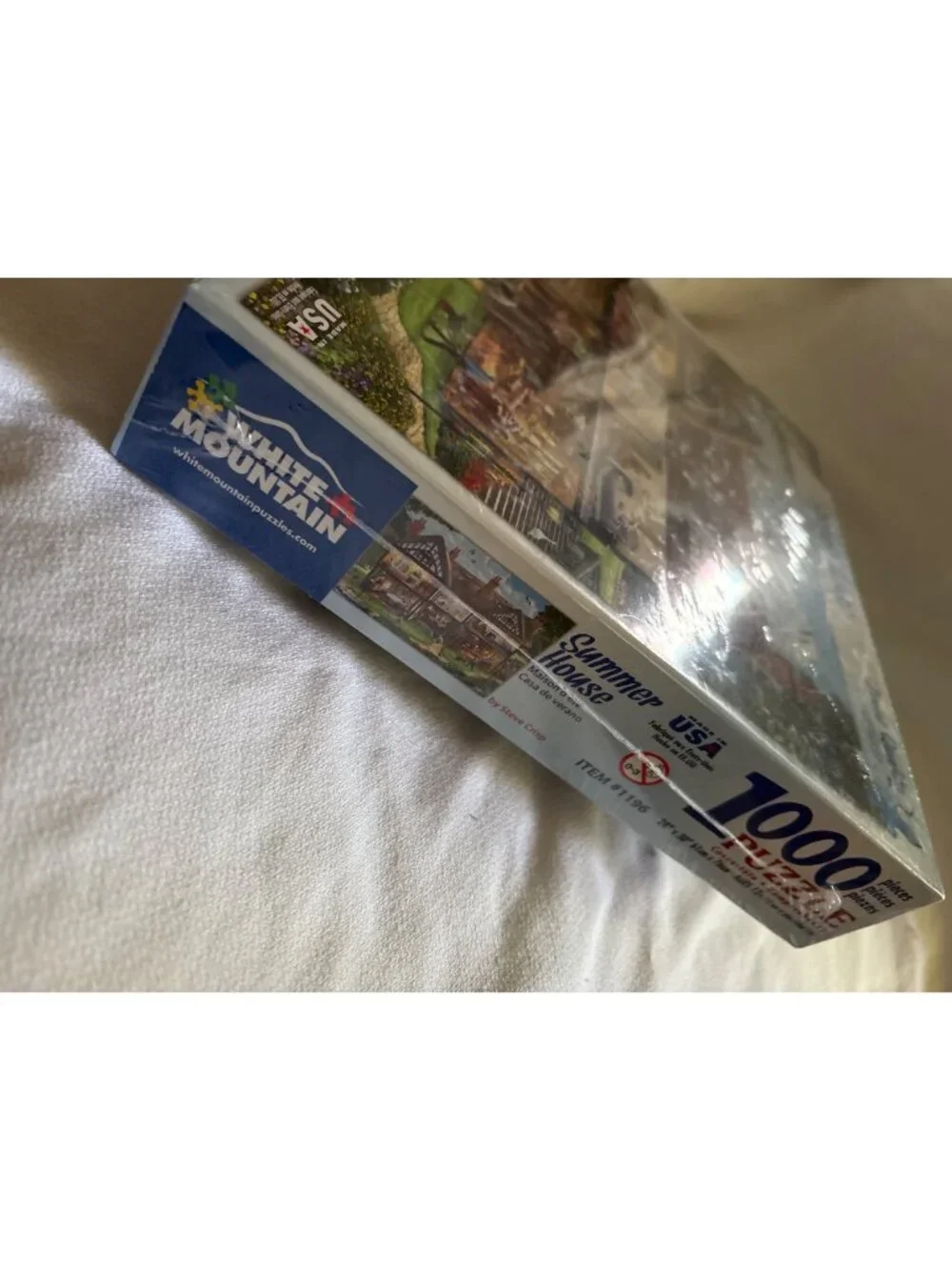 White Mountain Summer House 1000-Piece Jigsaw Puzzle Steve Crisp Larger Pieces